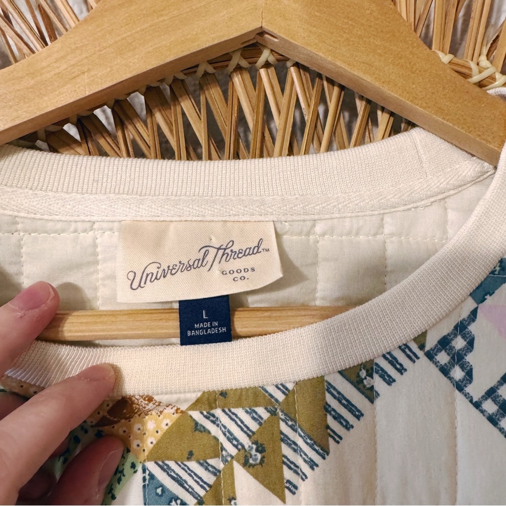 Universal Thread Quilted Pullover Jacket with Pin… - image 2